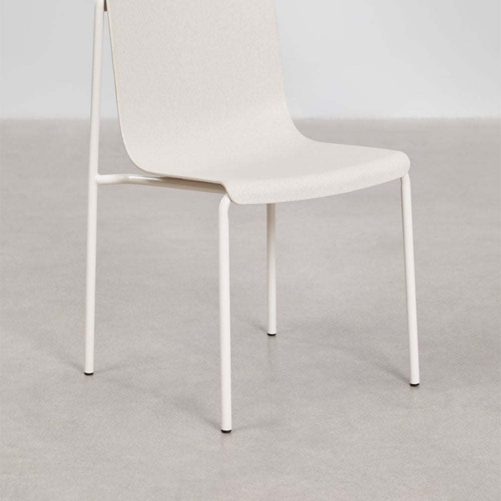 Outdoor chair VENTO, white stone