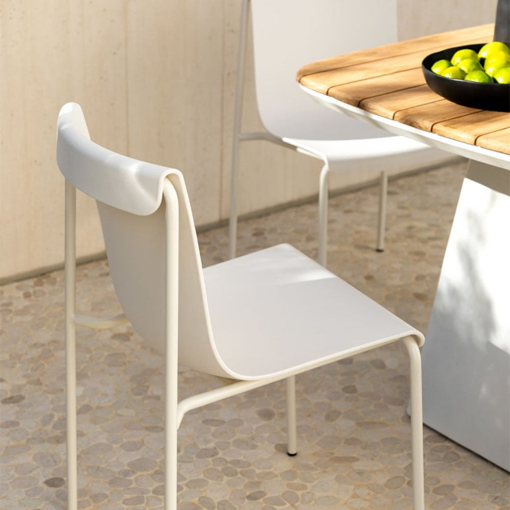 Outdoor chair VENTO, white