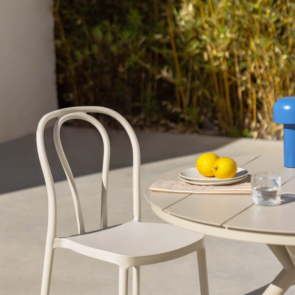 Outdoor chair MINTO, cream