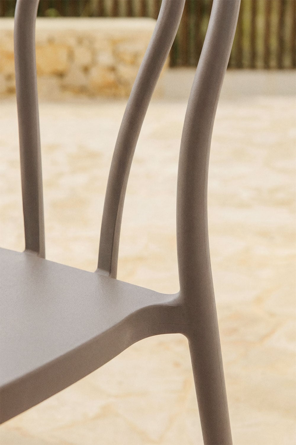 Outdoor chair MINTO, mocha brown