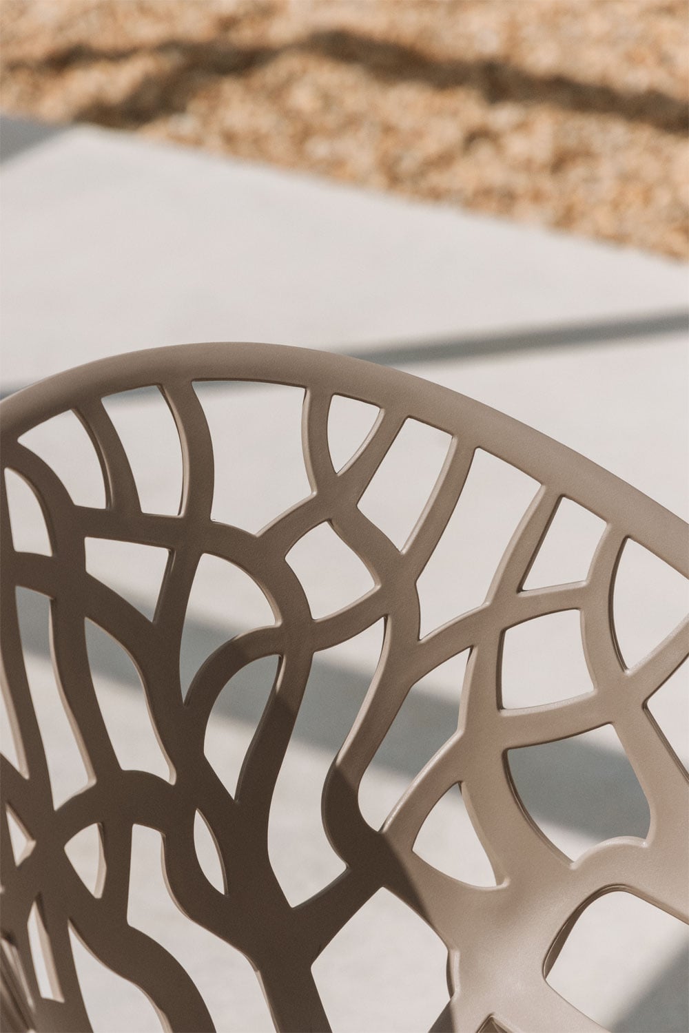 Outdoor chair MEKANO, mocha brown