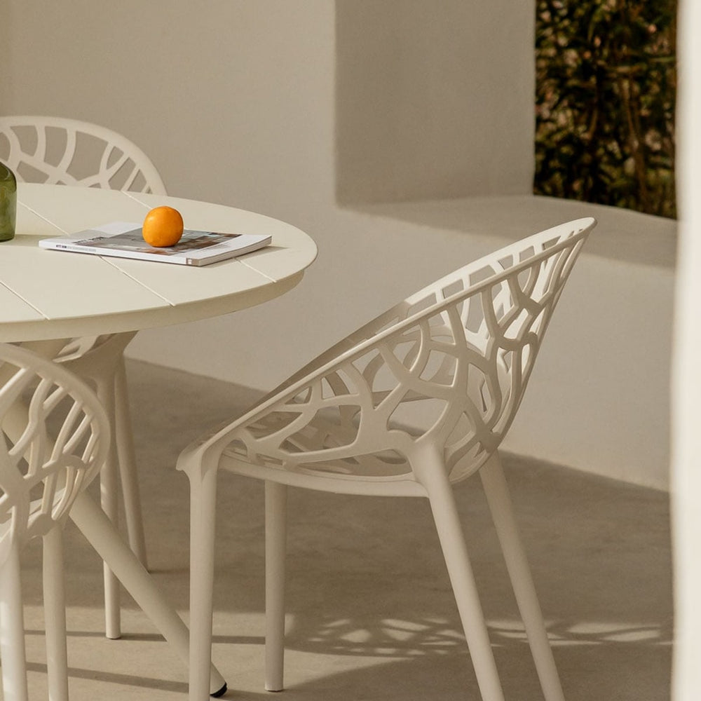 MEKANO outdoor chair, cream