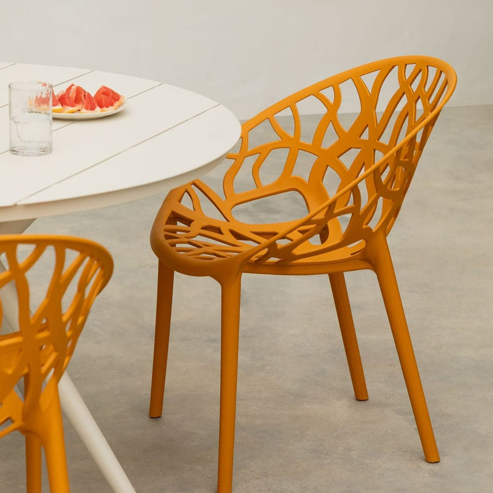 Outdoor chair MEKANO, mustard