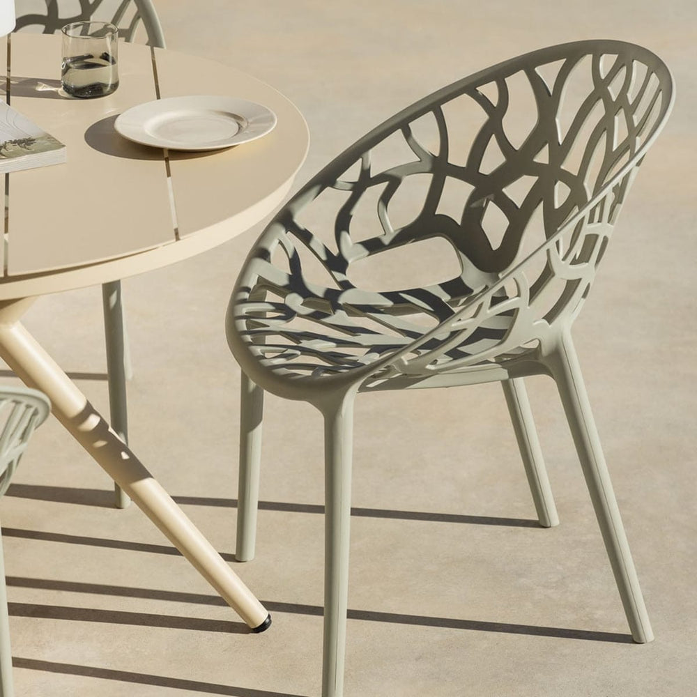Outdoor chair MEKANO, avocado