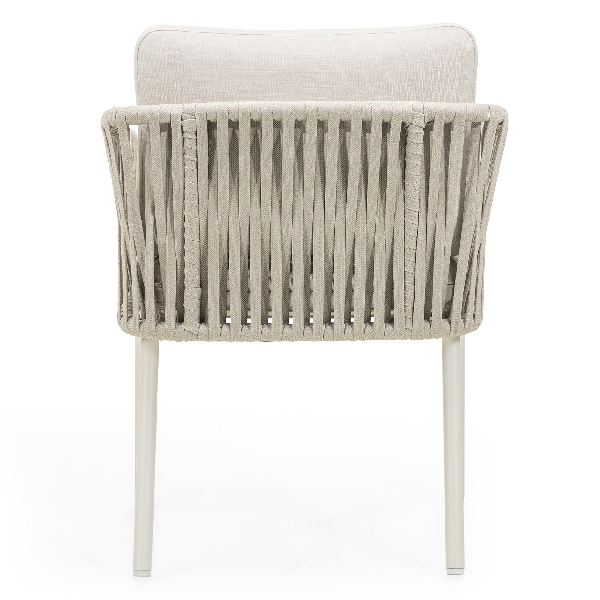 RIBAUD outdoor chair, rope, sand