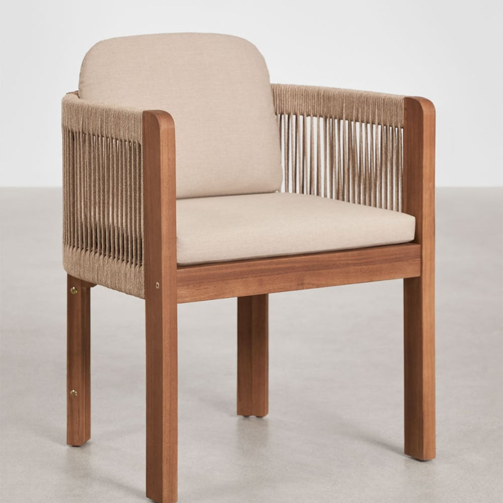 Garden chair AKARO, with armrests