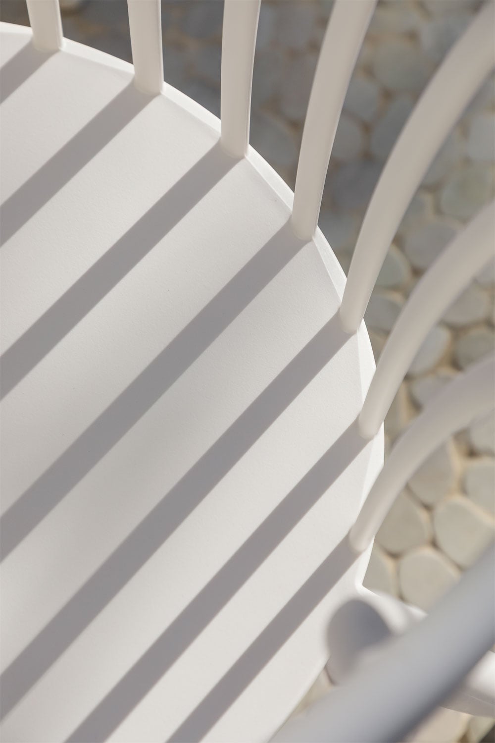 Outdoor armchair ROCCO, white