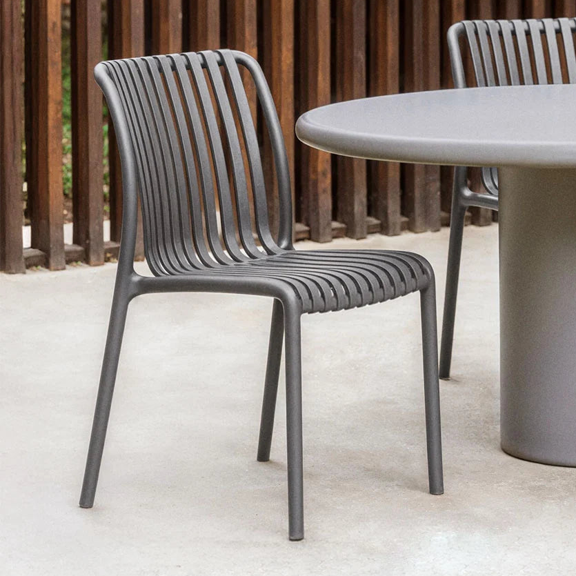 Outdoor chair WENDELL, graphite grey
