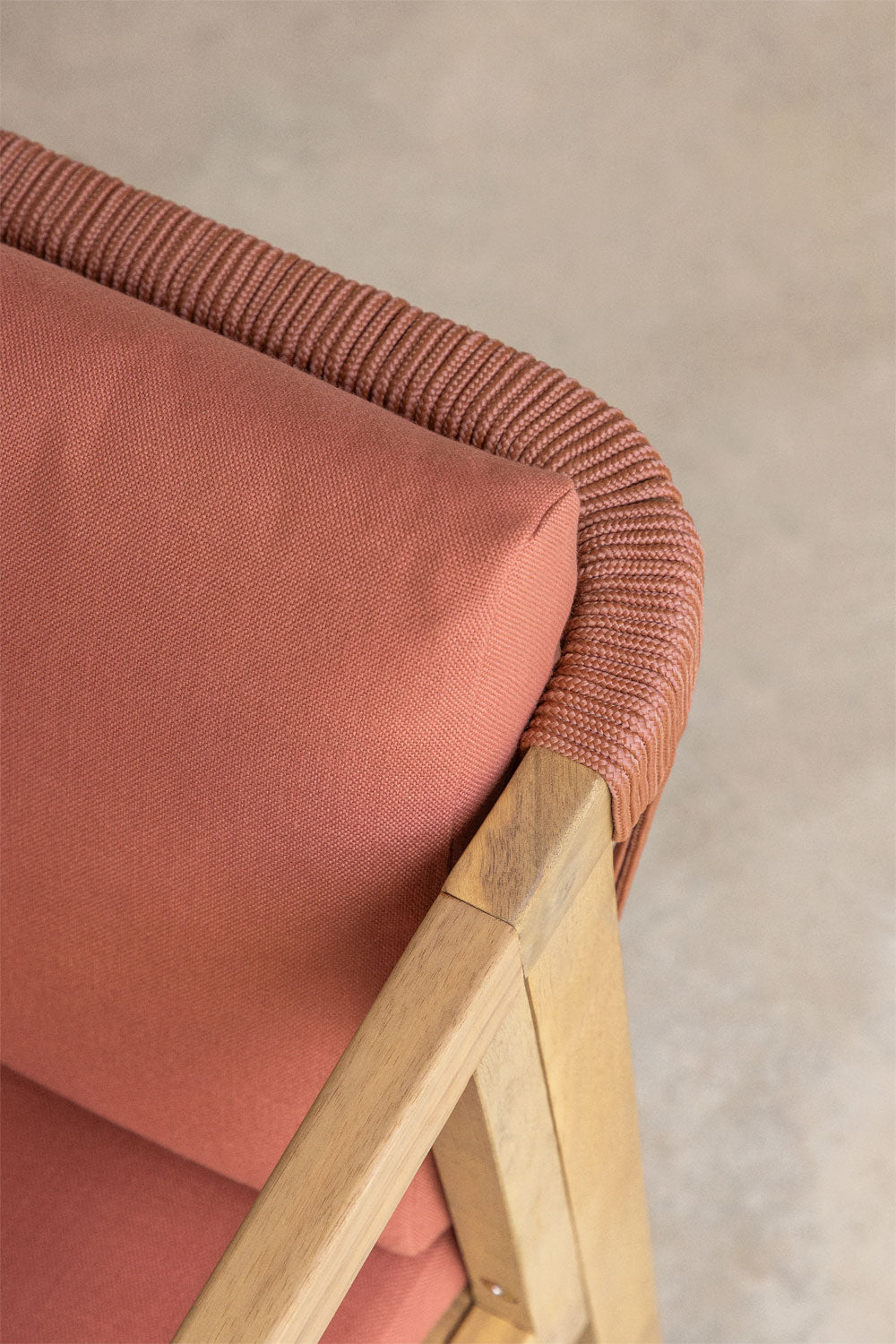 Outdoor chair VIRVO, rope weave (2 pcs.)