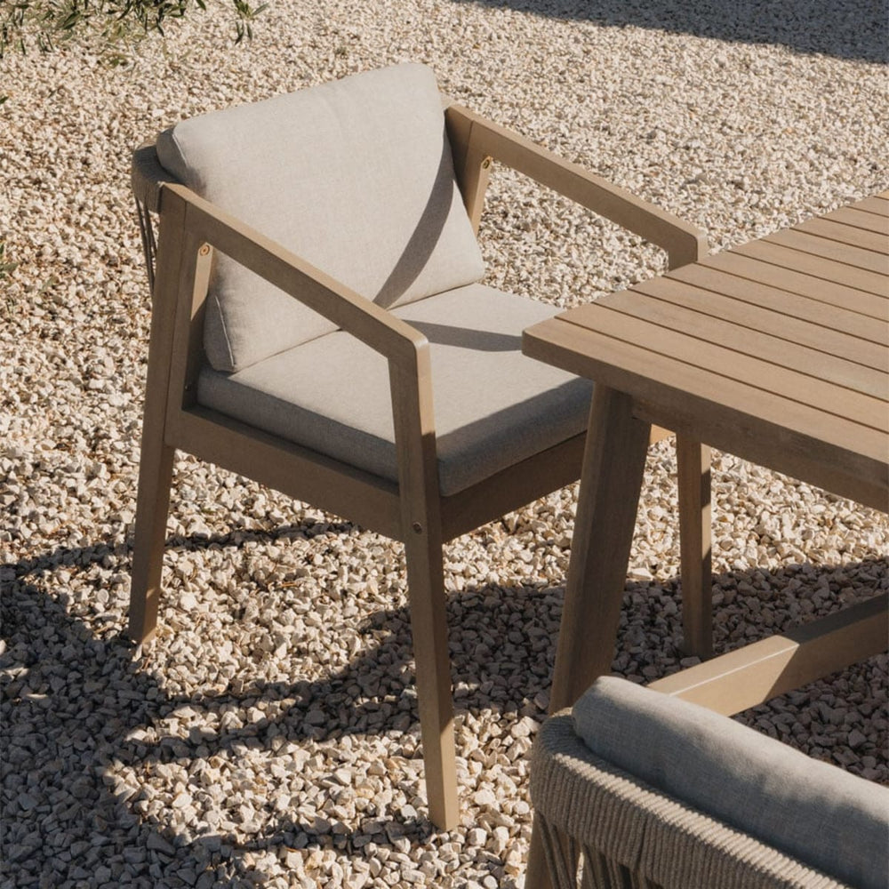 Outdoor chair VIRVO, rope weaving (1 pc.)