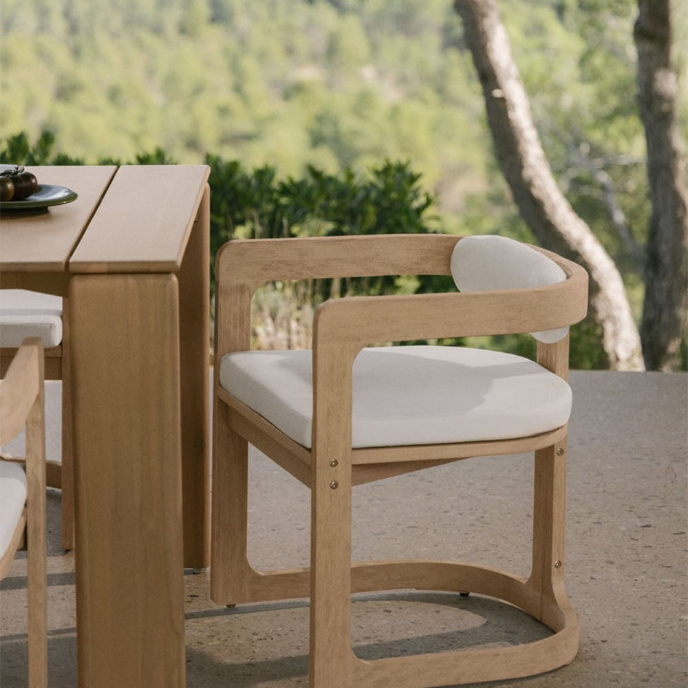 EUKAS Outdoor chair, light eucalyptus