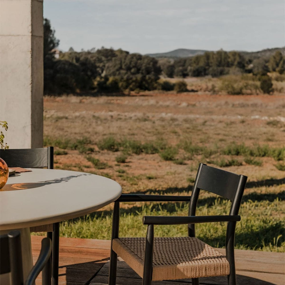 QUERCO Outdoor chair, black