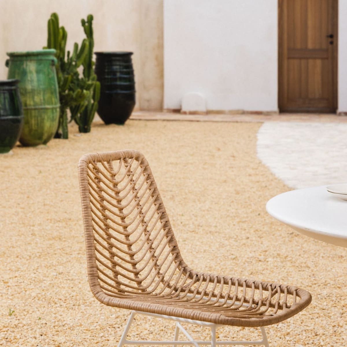 Outdoor chair GRANO Natural, honey (1 pc.)