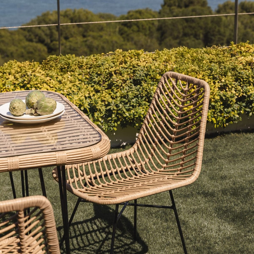 GRANO Natural outdoor chair, honey (2 pcs.)