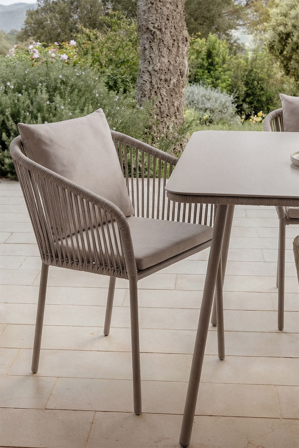 Outdoor chair TORA Classic, Moka terracotta