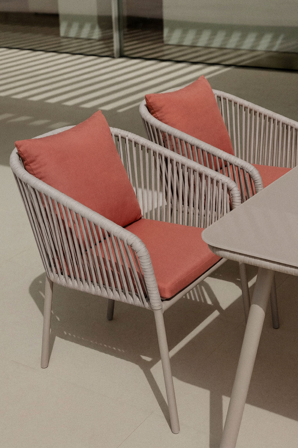 Outdoor chair TORA Classic, Moka terracotta