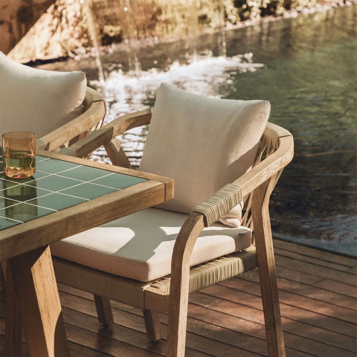 Chair DEXTER with armrests, rustic brown (3 pcs.)