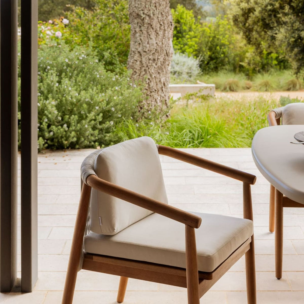 Outdoor chair CEDAR, Eucalyptus Brown