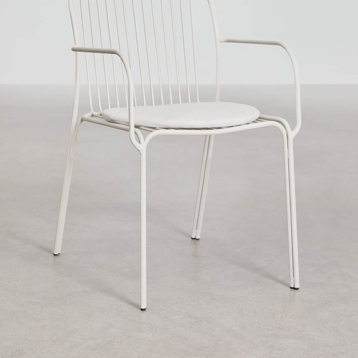 Āra krēsls NORA, Gardenia balts
