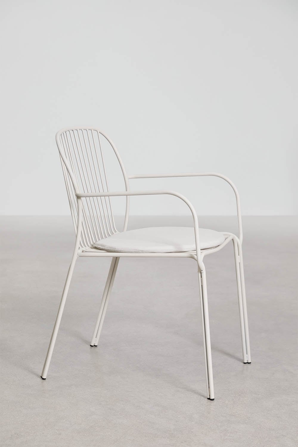Āra krēsls NORA, Gardenia balts