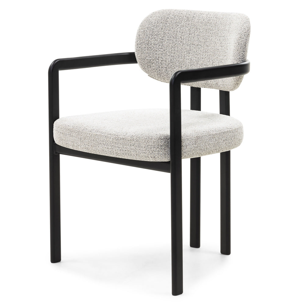 Chair AIGUE, greyish beige/black