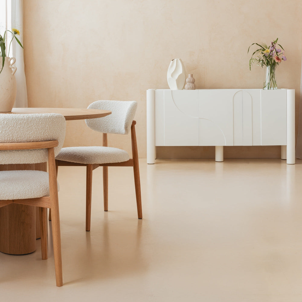ALDEN chair, condition, white/oak