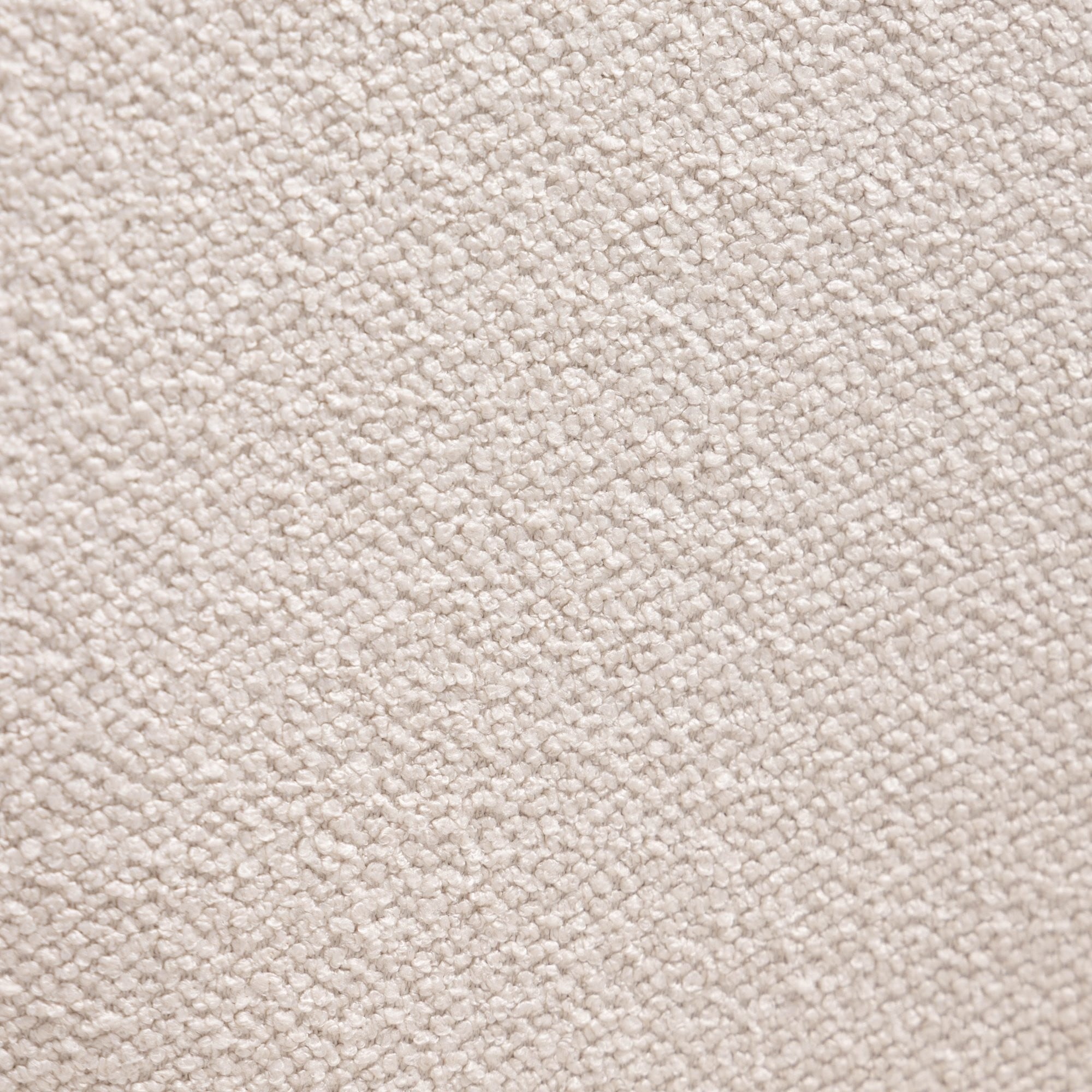 Chair DIAMON, boucle, cream, rounded
