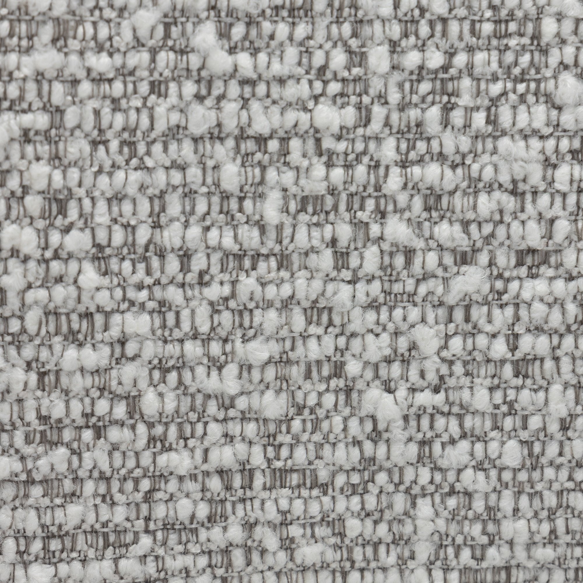 Chair DORADE, bouclé, grey, rounded