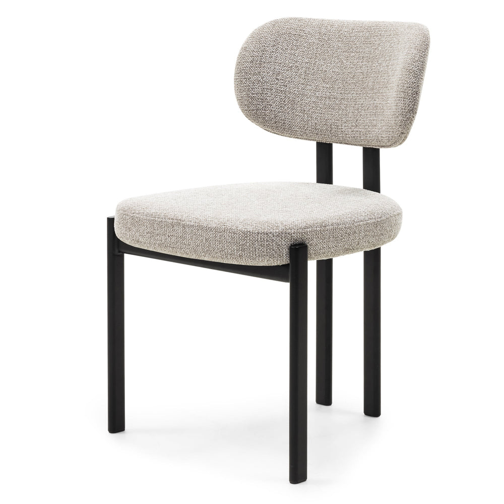Chair ELODIE, sand/black legs