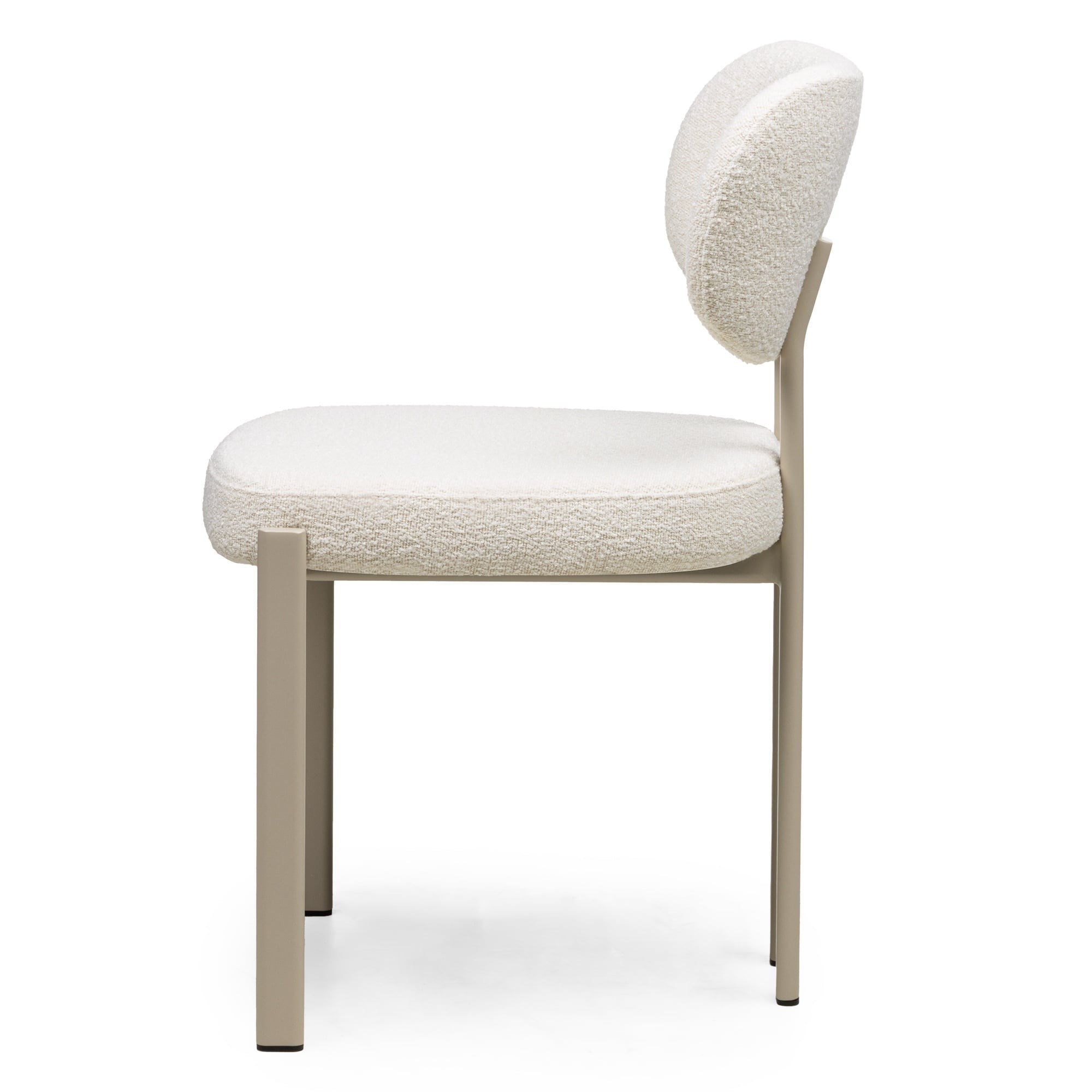 Chair ELODIE, cream/sand legs
