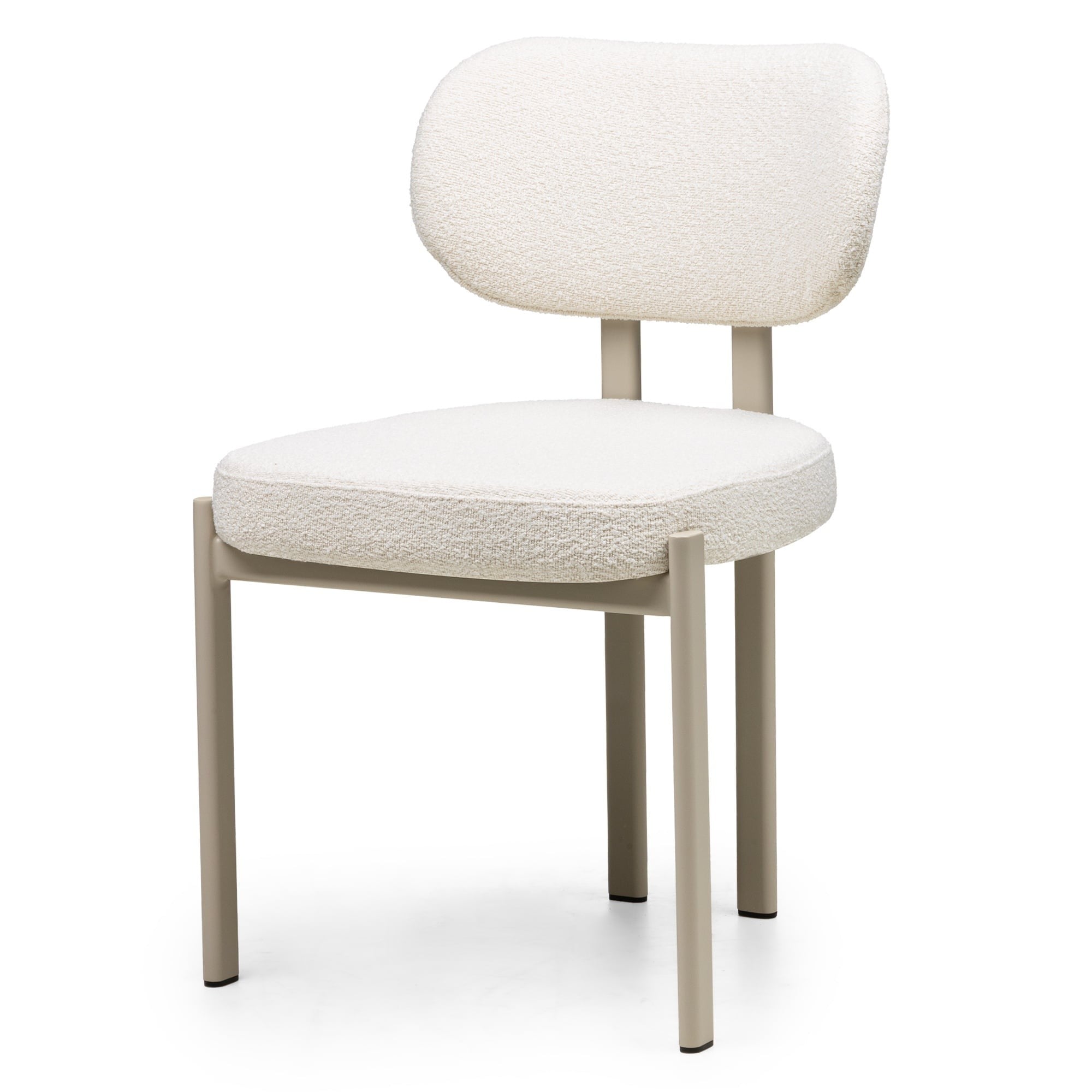 Chair ELODIE, cream/sand legs