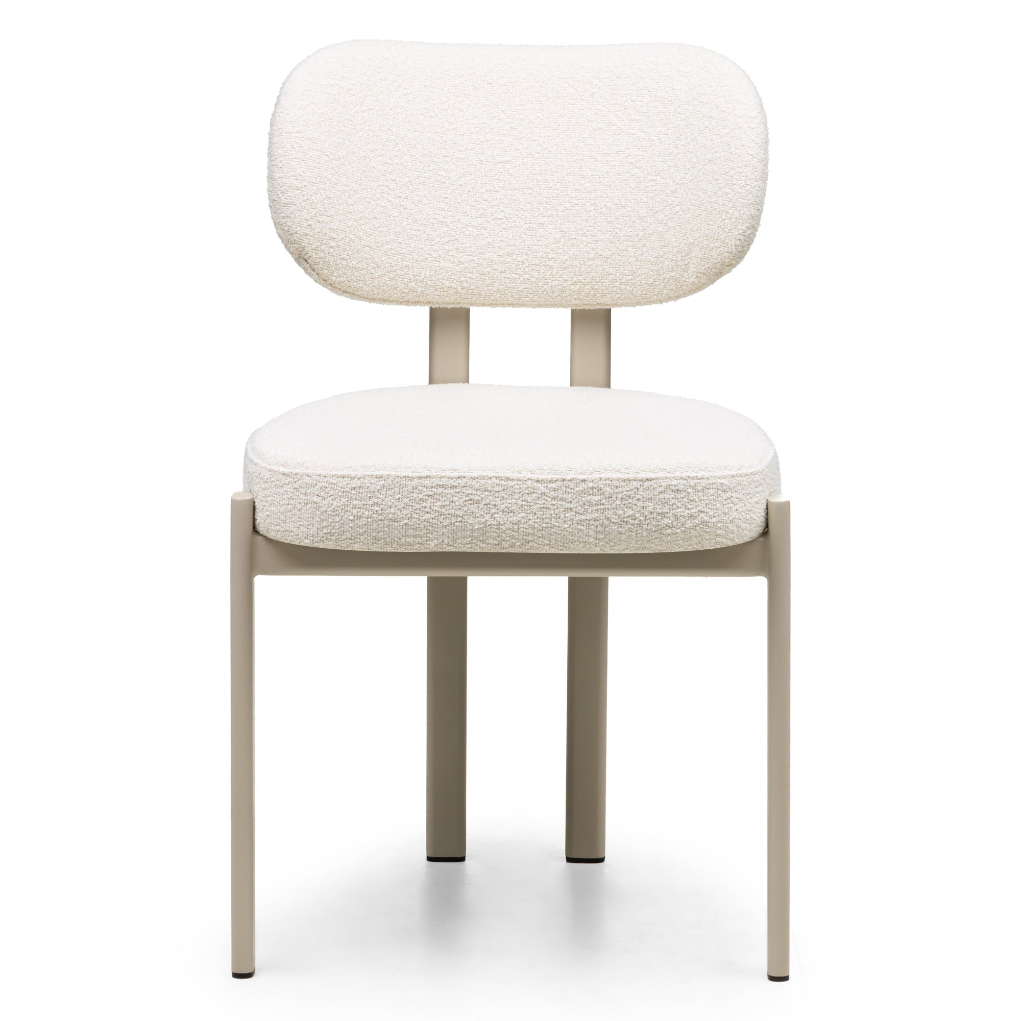 Chair ELODIE, cream/sand legs