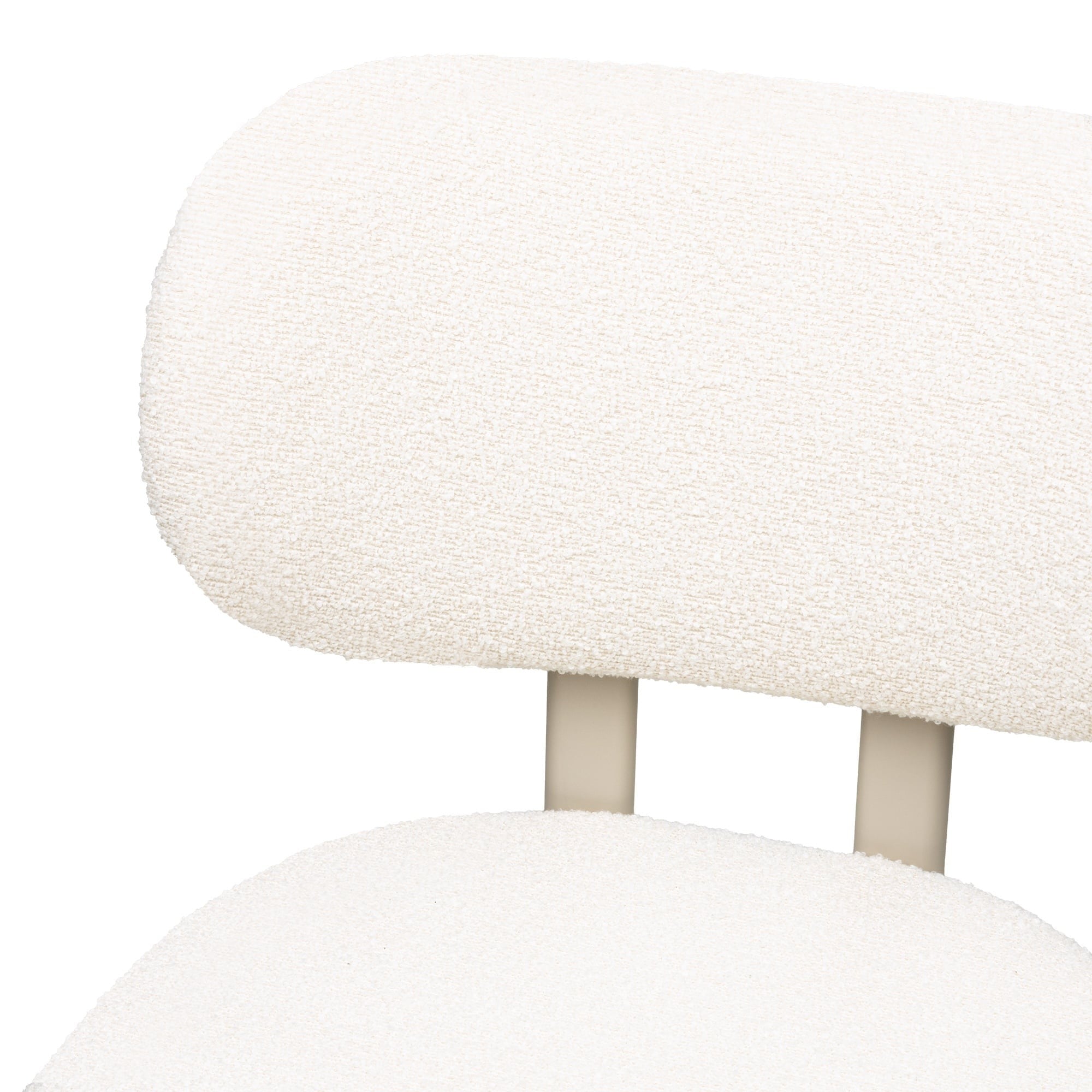 Chair ELODIE, cream/sand legs