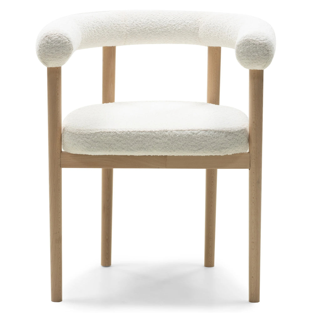 Kėdė MUFFY, balta boucle