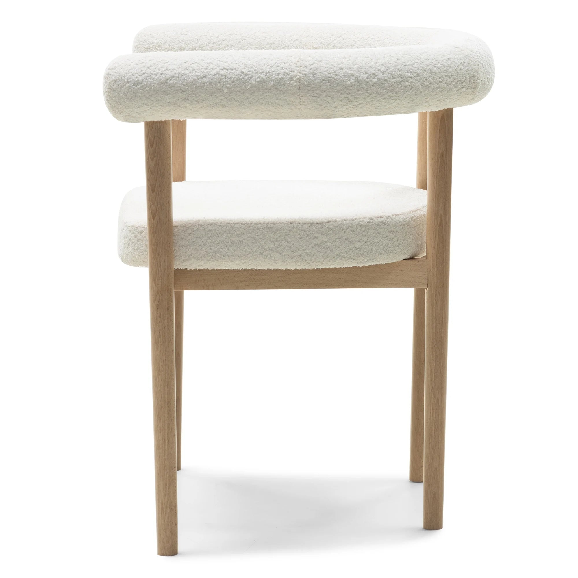 Kėdė MUFFY, balta boucle