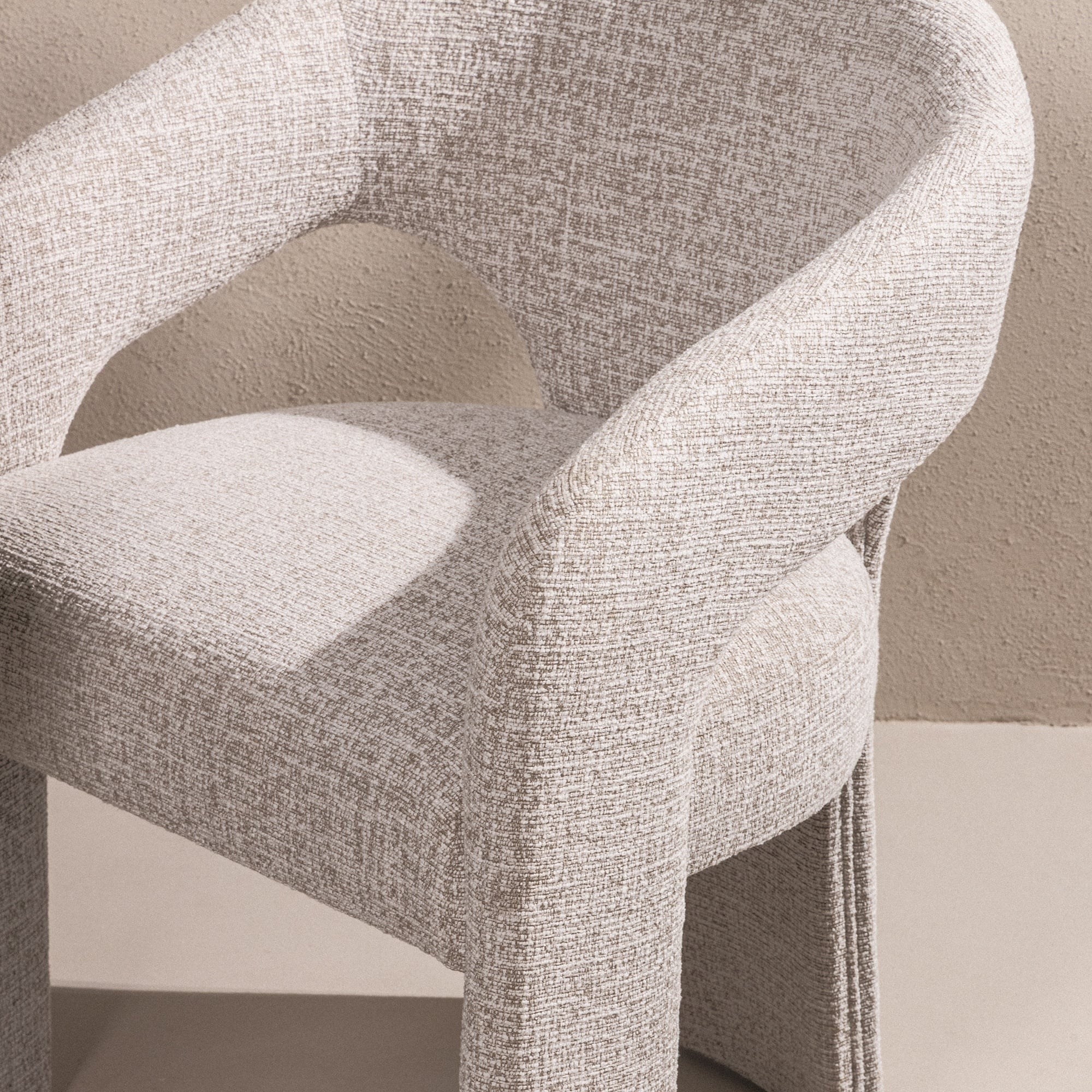 Chair with armrests ORIOLE, cream sand