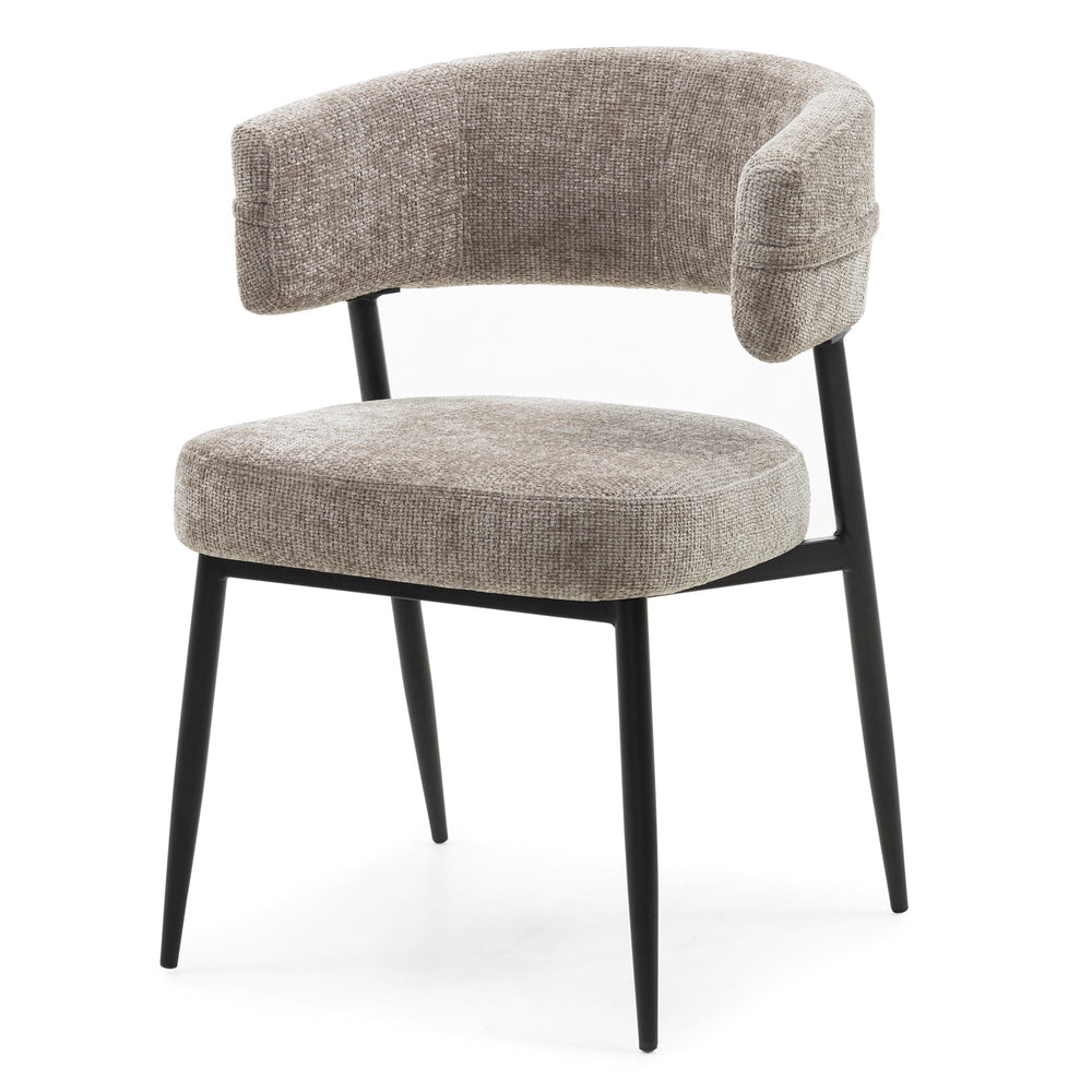 Dining chair SONNET, sand/black legs