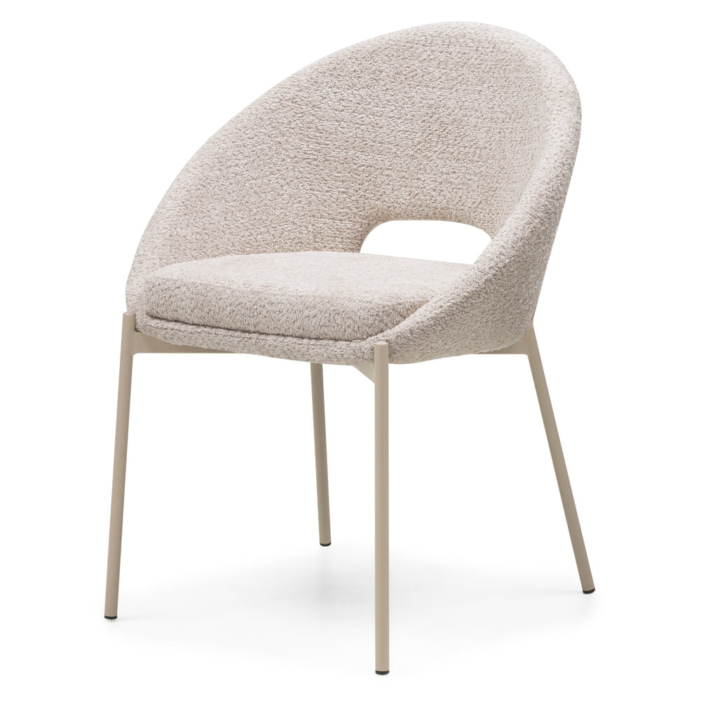 Chair LUNARE, cut-out backrest, condition, sand