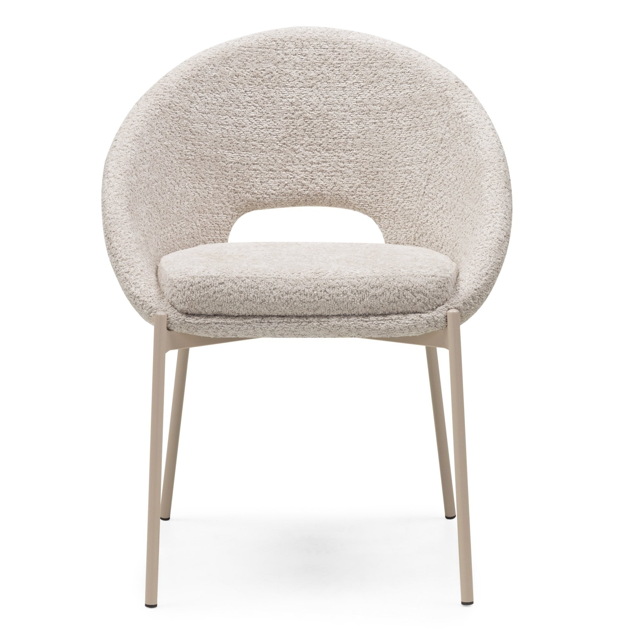Chair LUNARE, cut-out backrest, condition, sand