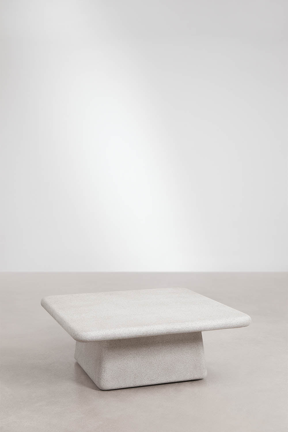 Kvadratinis kavos staliukas NOROORA 105x105 cm, cementas