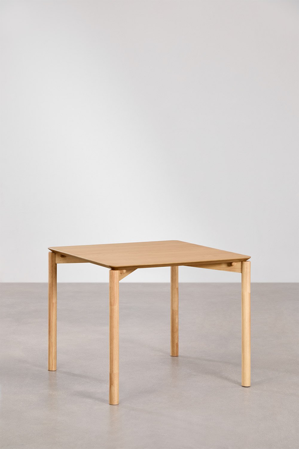 Valgomojo stalas MODEL, 90x90 cm, ąžuolo spalvos