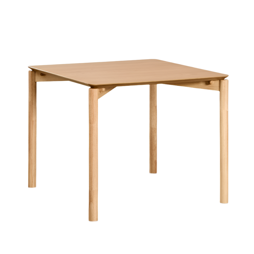Valgomojo stalas MODEL, 90x90 cm, ąžuolo spalvos