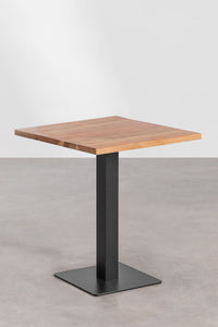 Baro stalas RISTERA, juodas, 70 cm