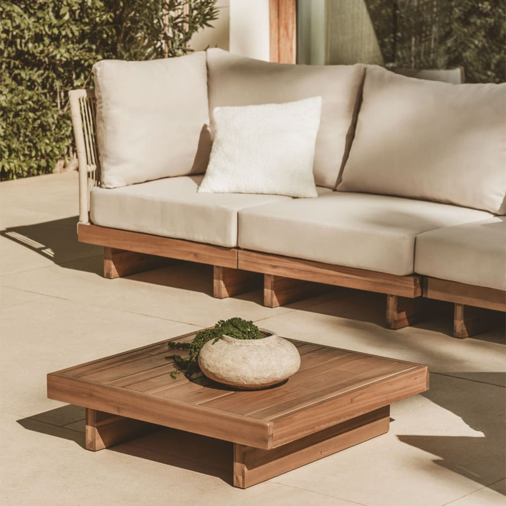 FORTO Square Outdoor Coffee Table, 75x75 cm