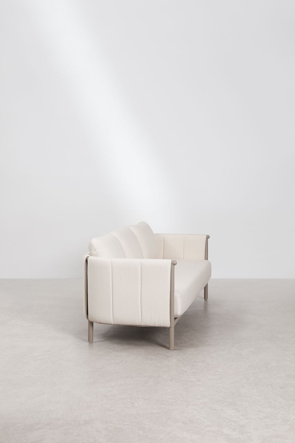 Lauko trivietė sofa DUNA, ruda