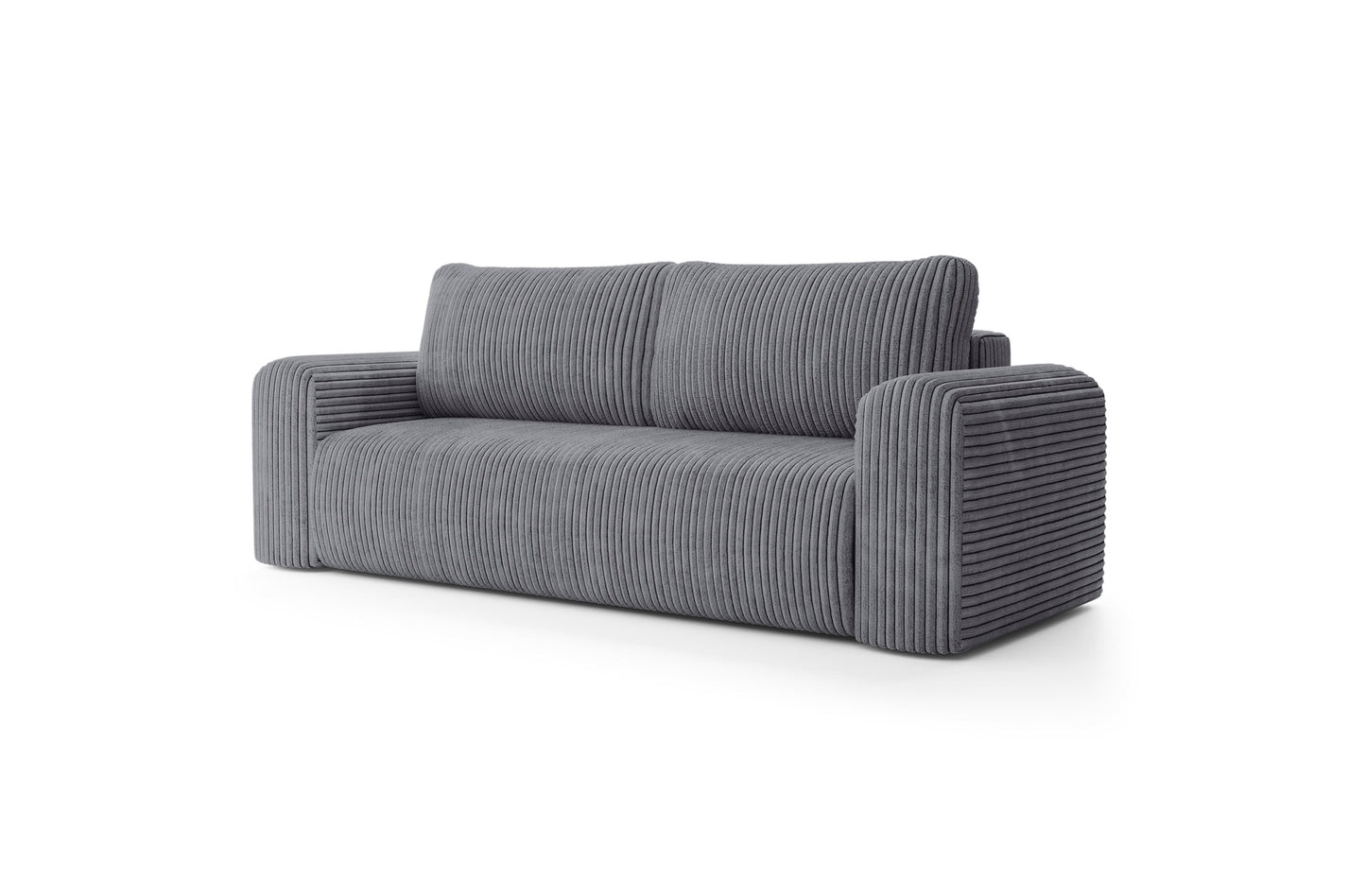Sofa LUNA su miego funkcija, vidutinė pilka