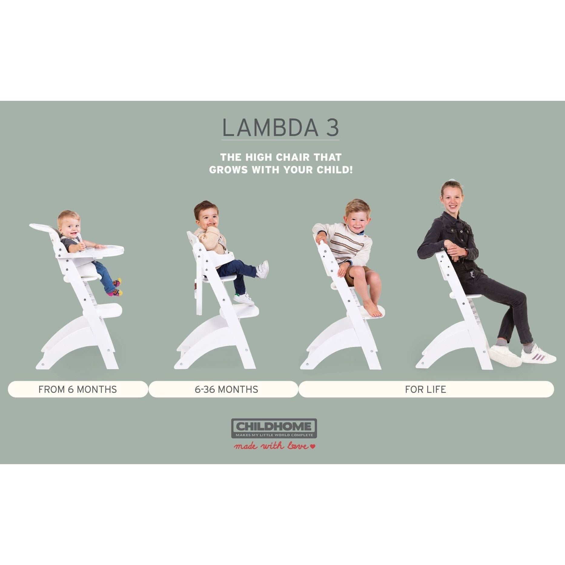 "Lambda 3" Maitinimo Kėdutė, Antracito - Namų Idėja
