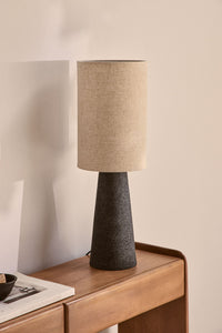 Stalinė lempa LOANA, juoda, 65 cm