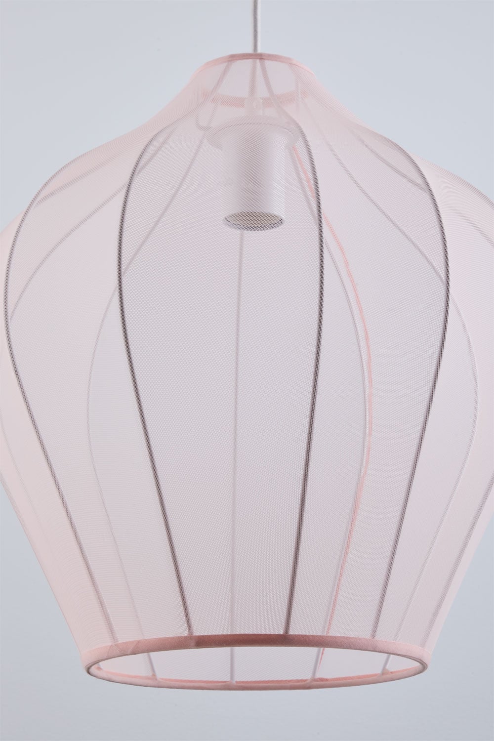 Pakabinamas šviestuvas BELSENA, Pastelinė rožinė, Ø60 cm