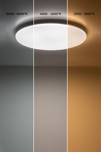 LED plafono TADEU su kitais dekoro elementais